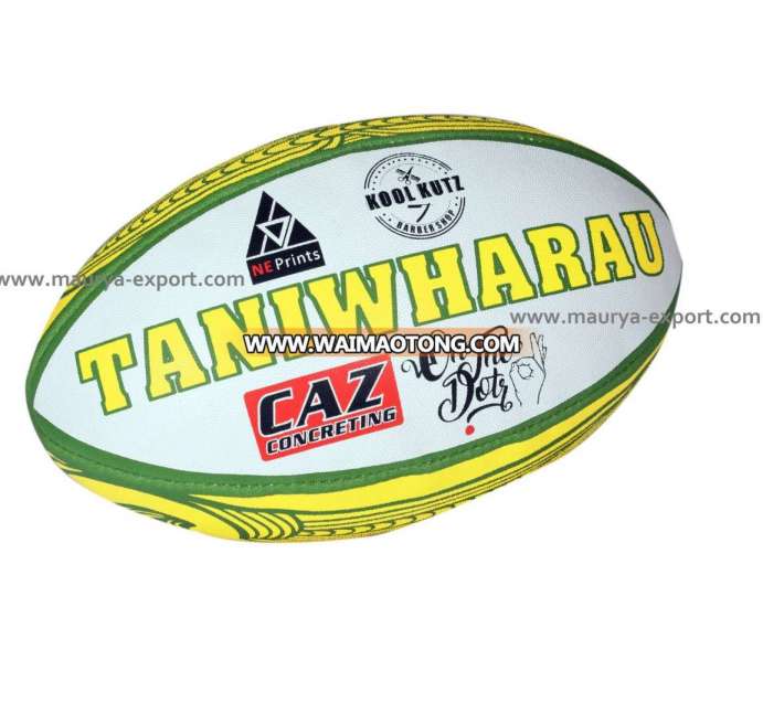 match rugby ball with logo